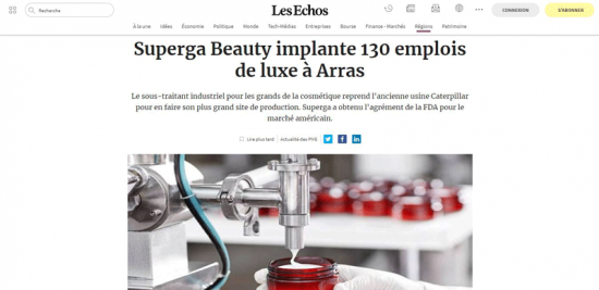 superga beauty les echos superga beauty les echos